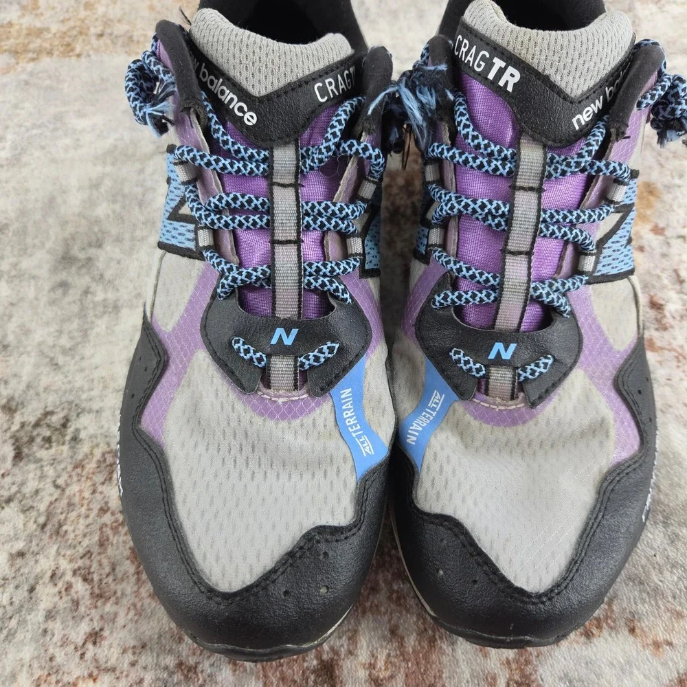 New Balance Fresh Foam Crag TR Trail Shoes Womens 9.5B Grey WTCRGLC2 Hiking